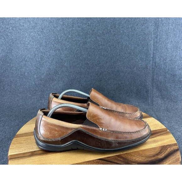 Cole Haan Tucker Loafer Leather Venetian Slip Loafer C03559 Men's 11 Vibram Sole - Picture 1 of 13